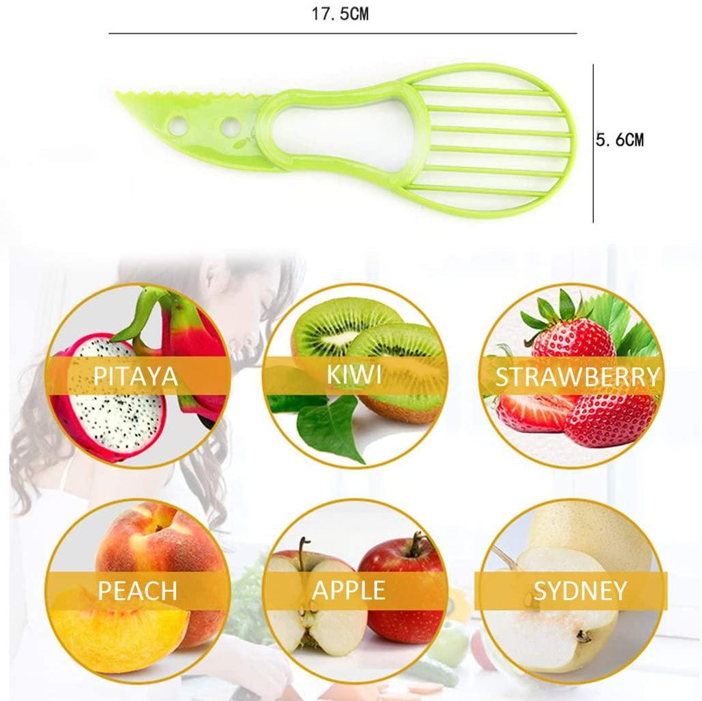 3-in-1 Avocado Slicer Tool — Split, Pit & Slice Avocados Safely in Seconds