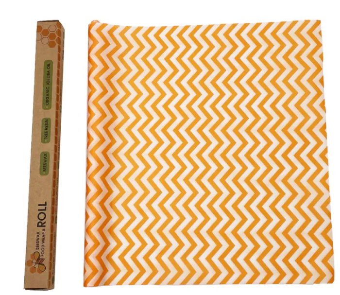 Reusable Beeswax Food Wrap — Set of 3 | Eco-Friendly Plastic-Free Food Storage