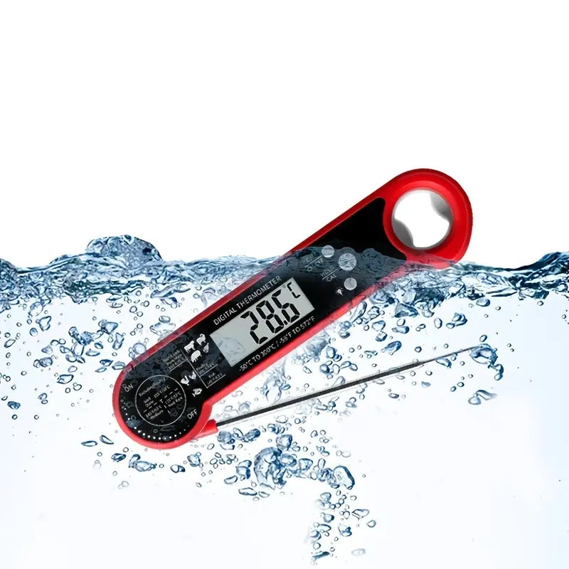 Instant Read Meat Thermometer — 3-Second Fast Read for BBQ, Grilling & Kitchen Cooking