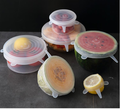 Silicone Stretch Lids Set of 6 — Universal BPA-Free Food Covers for Bowls, Pots & Cans