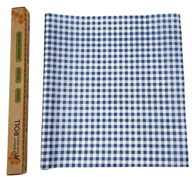 Reusable Beeswax Food Wrap — Set of 3 | Eco-Friendly Plastic-Free Food Storage