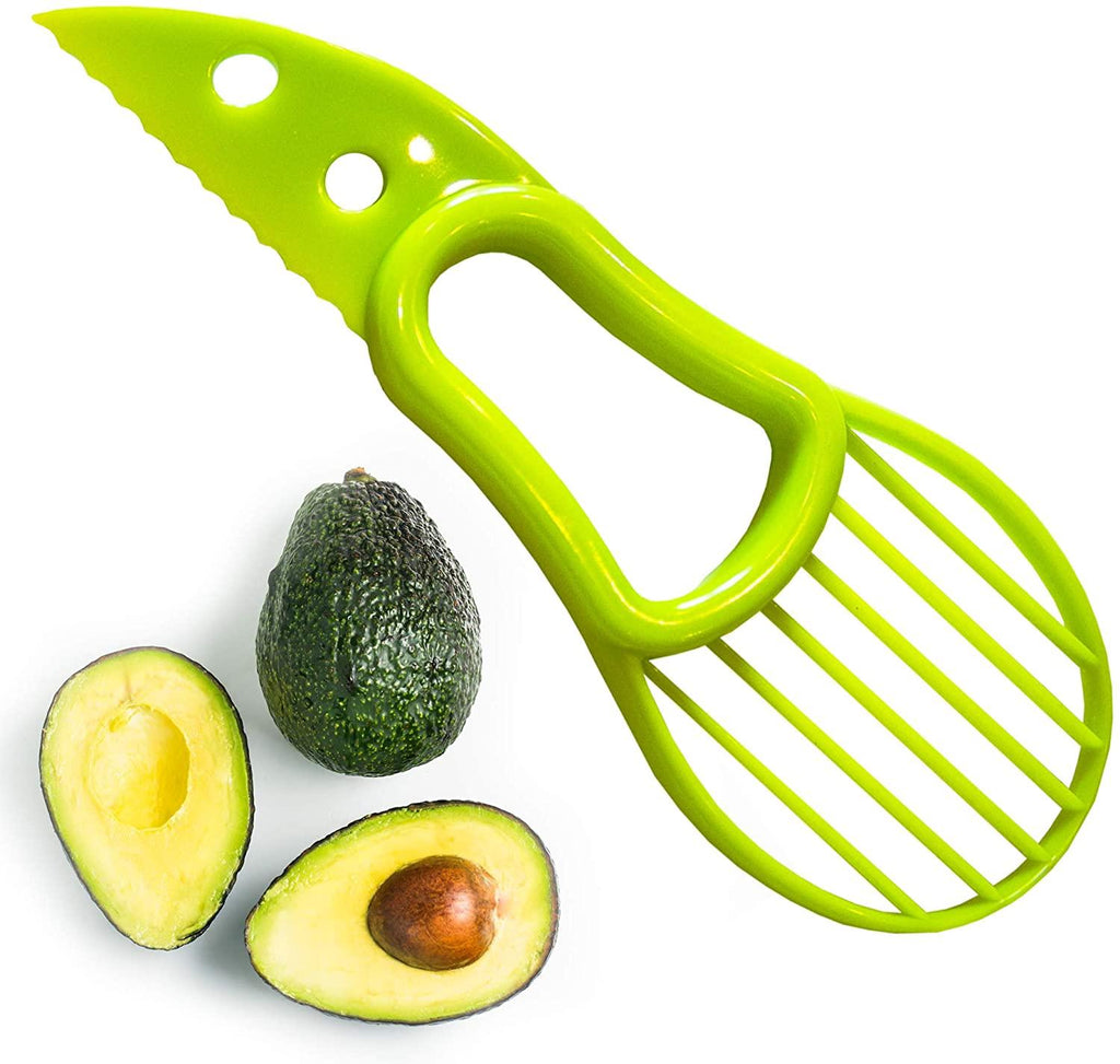 3-in-1 Avocado Slicer Tool — Split, Pit & Slice Avocados Safely in Seconds