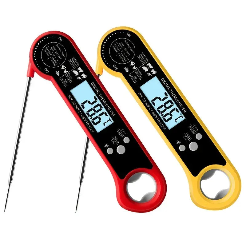 Instant Read Meat Thermometer — 3-Second Fast Read for BBQ, Grilling & Kitchen Cooking